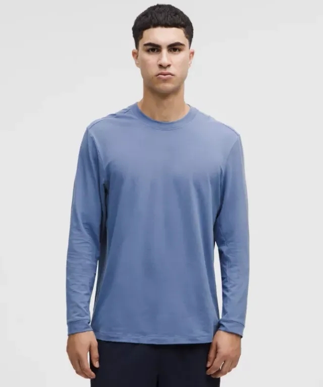 lululemon IE lululemon – Men's Zeroed In Long-Sleeve Shirt – Color Blue – Size 2XL