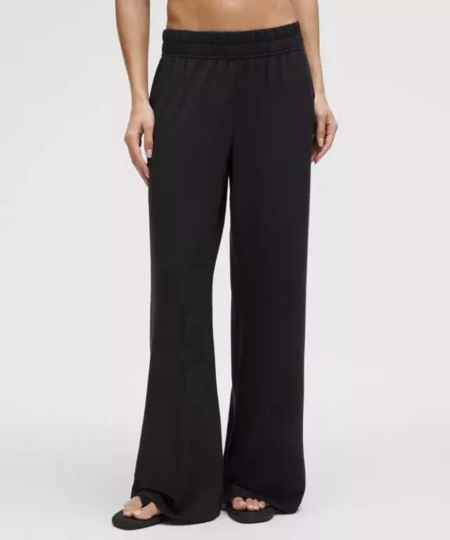 lululemon IE lululemon – Women's BeCalm Mid-Rise Wide-Leg Pants – Color Black – Size 3XS