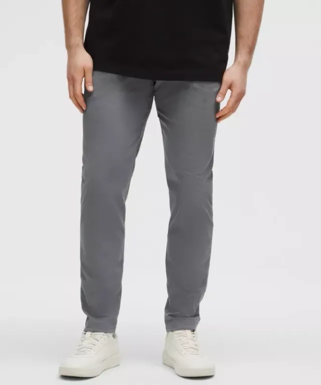 lululemon IE lululemon – Men's ABC Slim-Fit Trousers 32L – Color Grey – Size 40