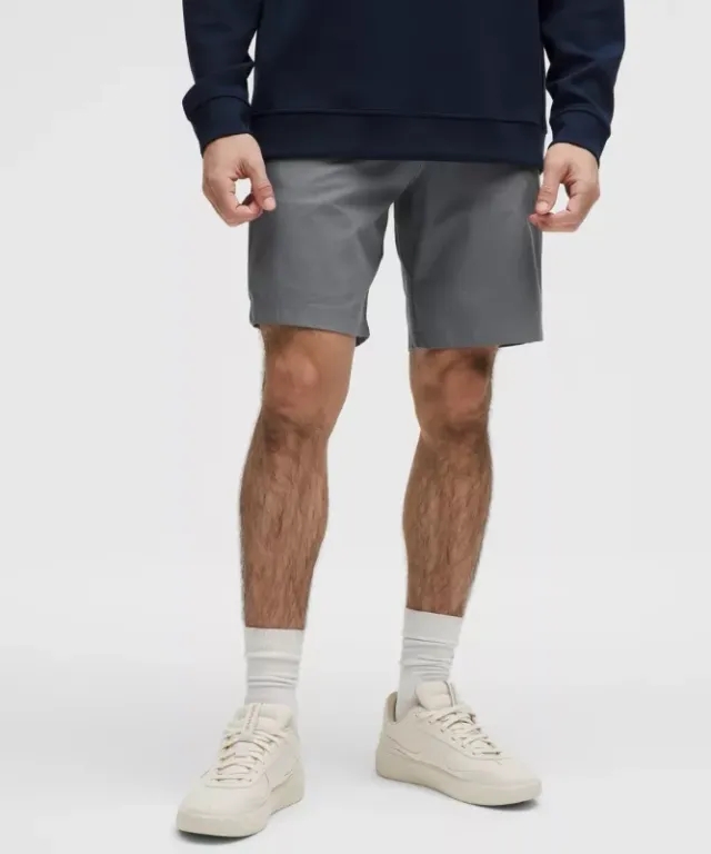 lululemon IE lululemon – Men's ABC Classic-Fit Shorts Warpstreme – 9 – Color Grey – Size 40