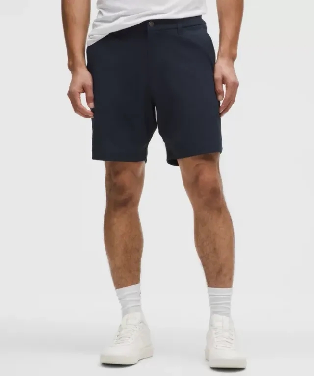 lululemon IE lululemon – Men's ABC Classic-Fit Shorts – 7 – Color Blue – Size 40
