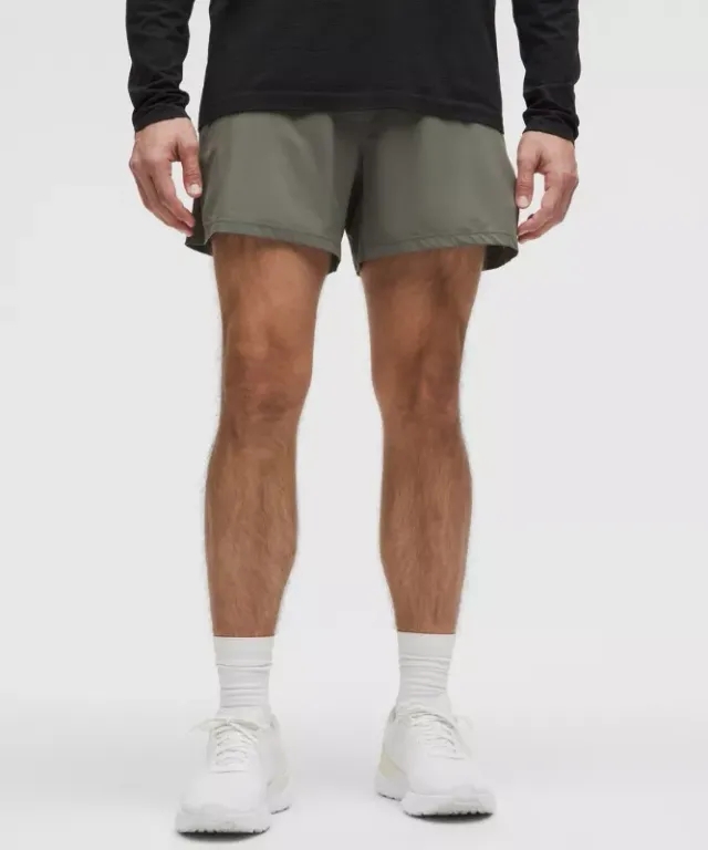 lululemon IE lululemon – Men's Pace Breaker Lined Shorts – 5 – Color Grey – Size 2XL