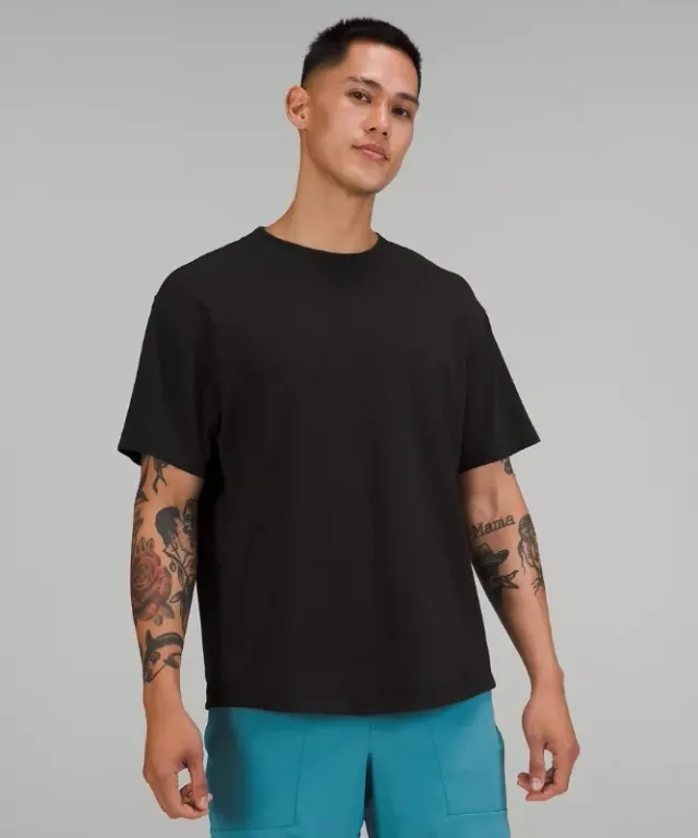 lululemon IE lululemon – Men's EasySet Training Short-Sleeve Shirt – Color Black – Size XS