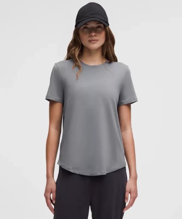 lululemon IE lululemon – Women's Love Curved-Hem Crewneck T-Shirt – Color Grey – Size 8