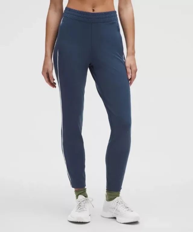lululemon IE lululemon – Women's Everlux Slim-Fit High-Rise Track Pants – Color Blue/White – Size 3XS