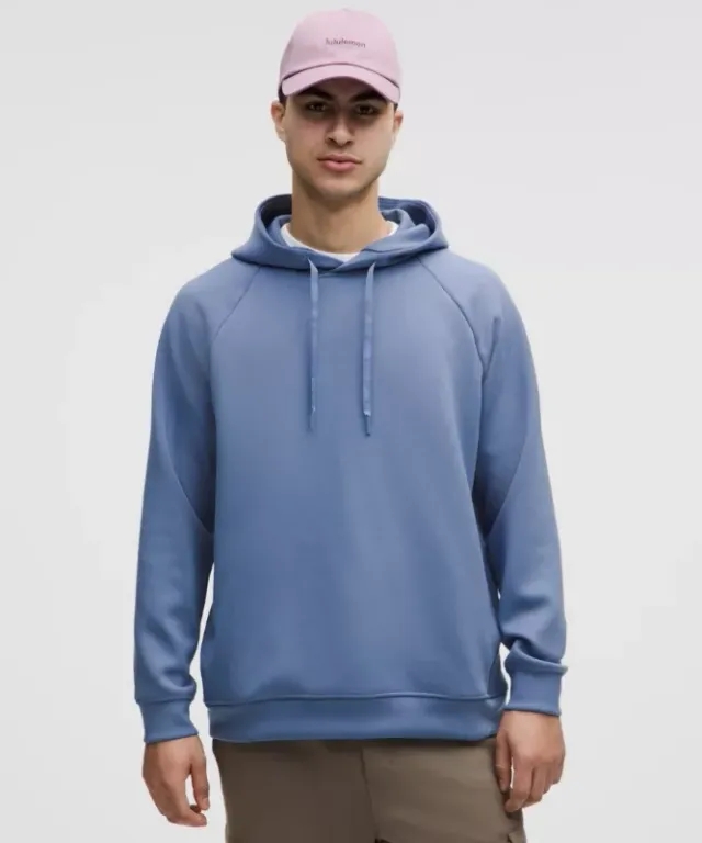 lululemon IE lululemon – Men's Smooth Spacer Classic-Fit Pullover Hoodie – Color Blue – Size 2XL