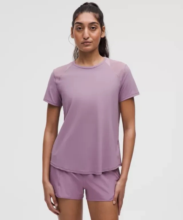lululemon IE lululemon – Women's Sculpt Short-Sleeve Shirt – Color Purple – Size 8