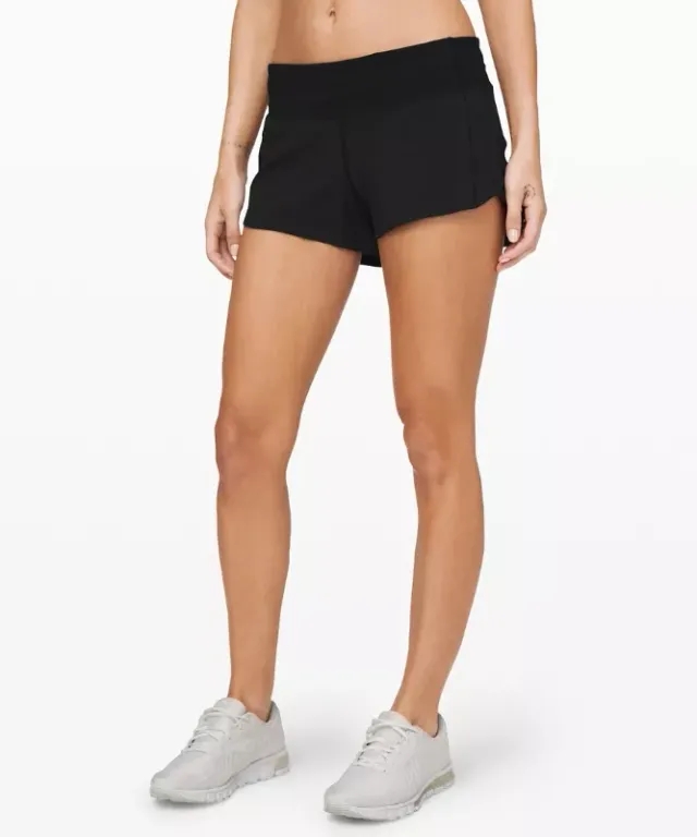 lululemon IE lululemon – Women's Speed Up Low-Rise Lined Shorts – 2.5 – Color Black – Size 14