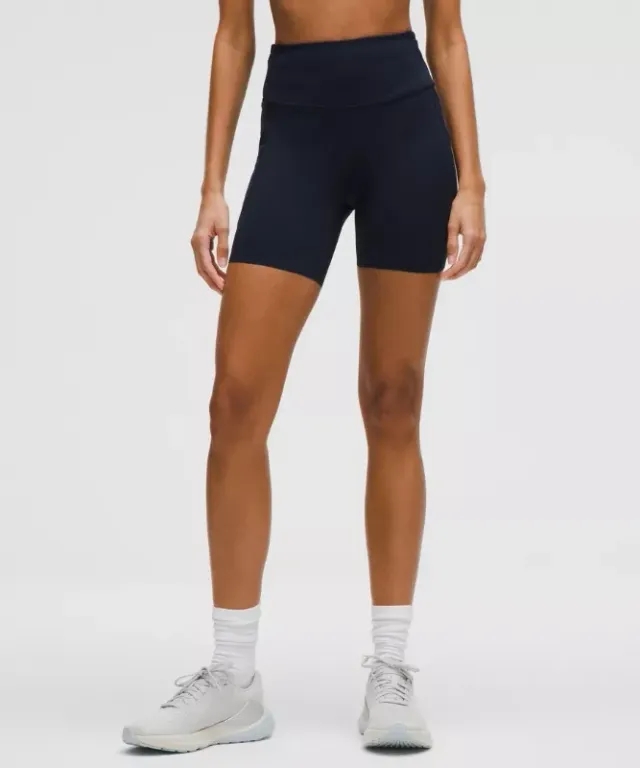 lululemon IE lululemon – Women's Fast and Free High-Rise Shorts Pockets – 6 – Color Blue – Size 8