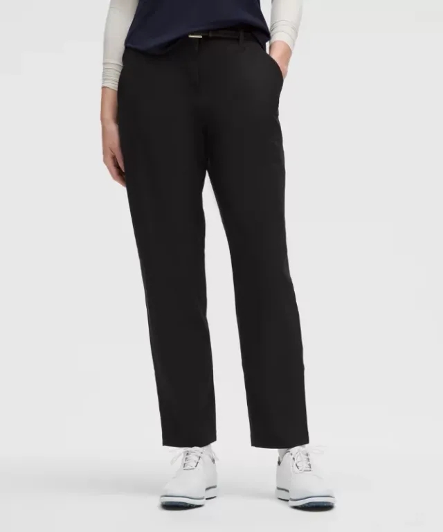 lululemon IE lululemon – Women's Stretch Twill Golf Pants Regular – Color Black – Size 33