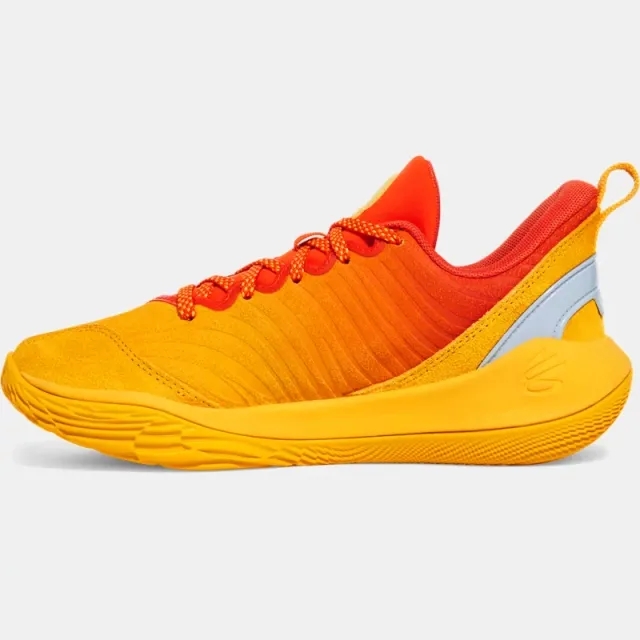 Under Armour Curry 12 'What The Bay' Basketball Shoes Blue Calm / Blue Atlantis / Dark Orange 3