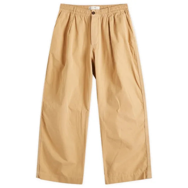 Universal Works Men's Summer Canvas Oxford Pant Dark Sand