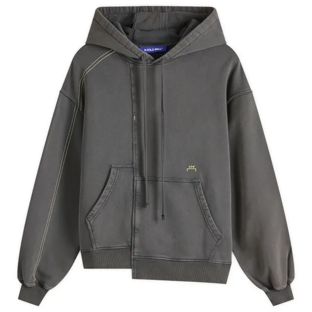 A-COLD-WALL* Men's Oblique Hoodie Grey Slate