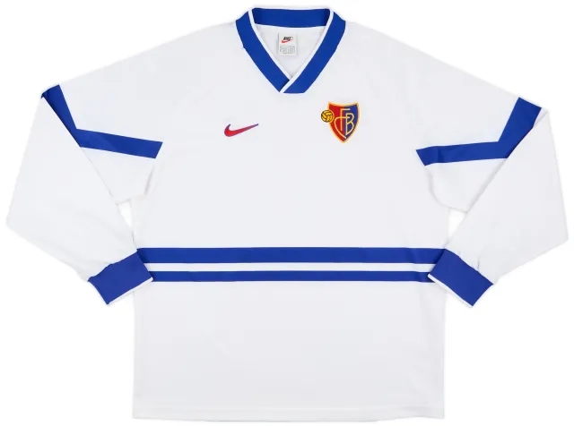 Nike 1998-99 FC Basel Player Issue Away L/S Shirt - 9/10 - (XL)