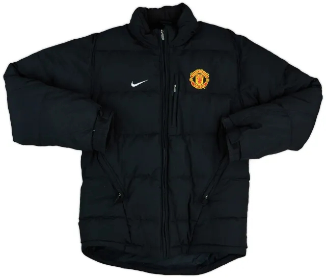 2003-04 Manchester United Nike Padded Bench Coat - 9/10 - (S)