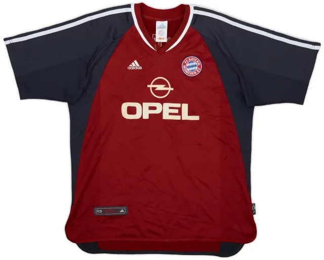 adidas 2001-02 Bayern Munich Home Shirt - 7/10 - (XL.Boys)