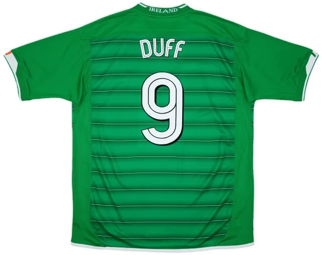 Umbro 2003-04 Ireland Home Shirt Duff #9 - 10/10 - (XL)