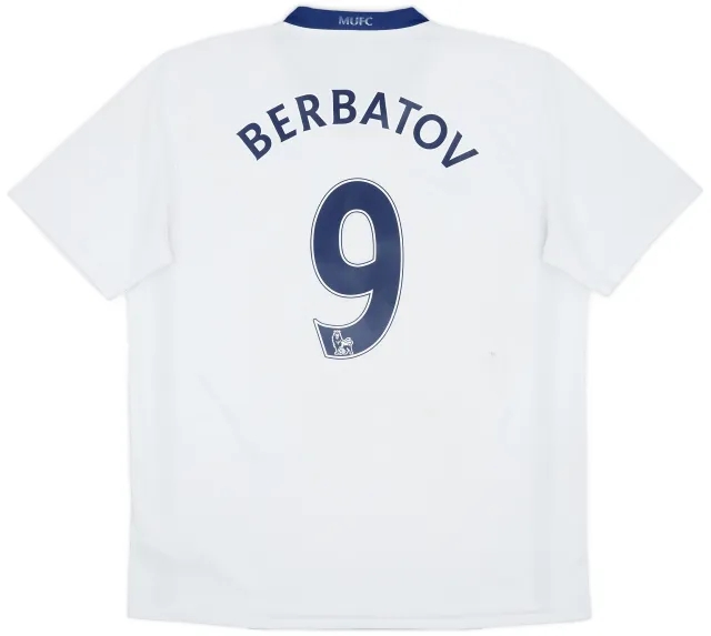 Nike 2008-10 Manchester United Away Shirt Berbatov #9 - 6/10 - (L)