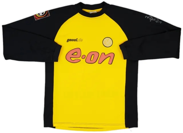 2001-02 Borussia Dortmund Home L/S Shirt - 4/10 - (XL.Boys)