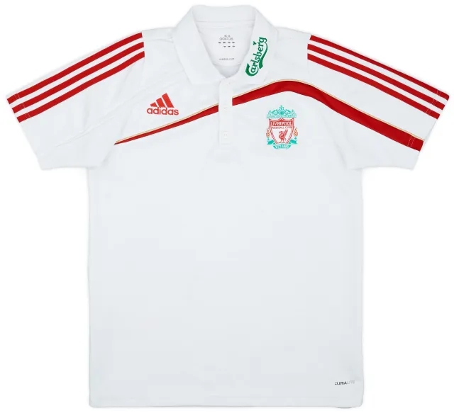 2009-10 Liverpool adidas Polo Shirt - 7/10 - (M)