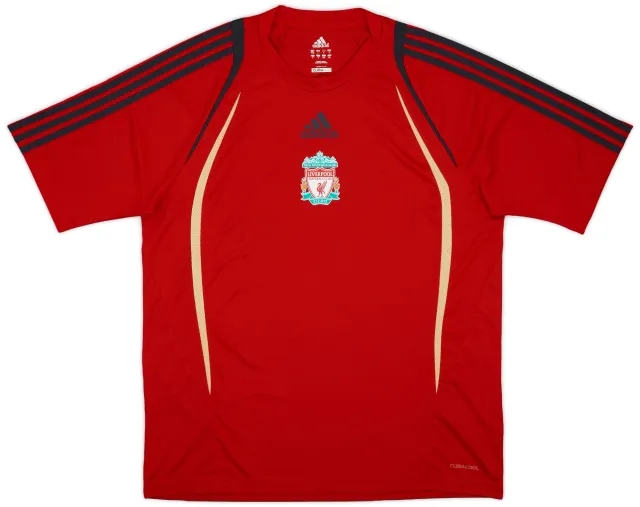 2009-10 Liverpool adidas Training Shirt - 9/10 - (L/XL)
