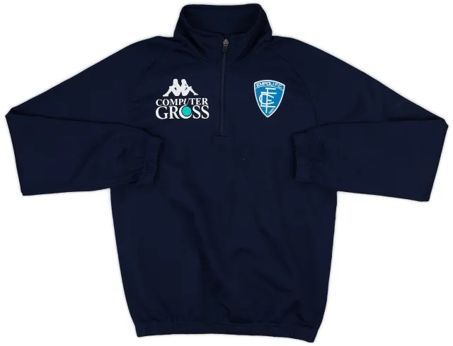 2018-19 Empoli Kappa 1/4 Zip Sweat Top - 9/10 - (M)