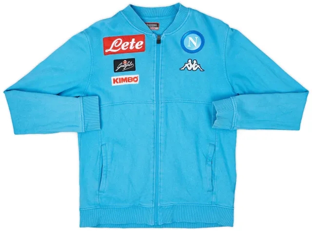 2017-18 Napoli Kappa Track Jacket - 6/10 - (M)