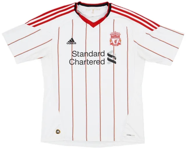 adidas 2010-11 Liverpool Away Shirt - 5/10 - (L)
