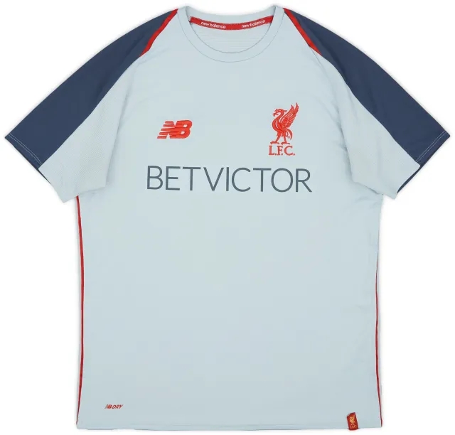 2017-18 Liverpool New Balance Training Shirt - 8/10 - (M)