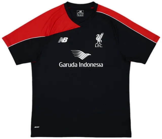2015-16 Liverpool New Balance Training Shirt - 9/10 - (XL)