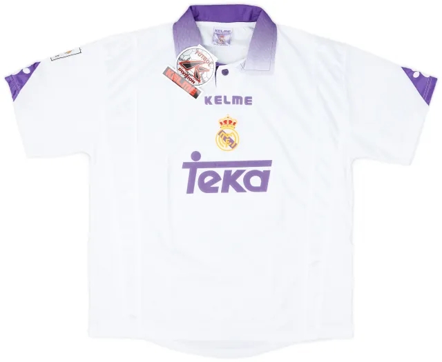 Kelme 1997-98 Real Madrid Home Shirt (L)