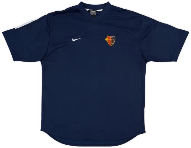 2002-03 FC Basel Nike Training Shirt - 9/10 - (L)