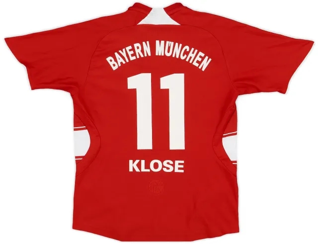 adidas 2007-08 Bayern Munich Home Shirt Klose #11 - 6/10 - (M.Boys)