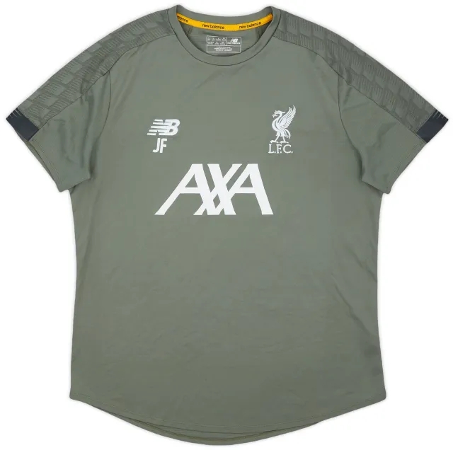 2019-20 Liverpool Staff Issue New Balance Training Shirt JF - 9/10 - (L)