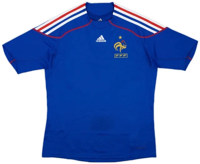 adidas 2009-10 France Women's Home Shirt - 7/10 - (Women's M)