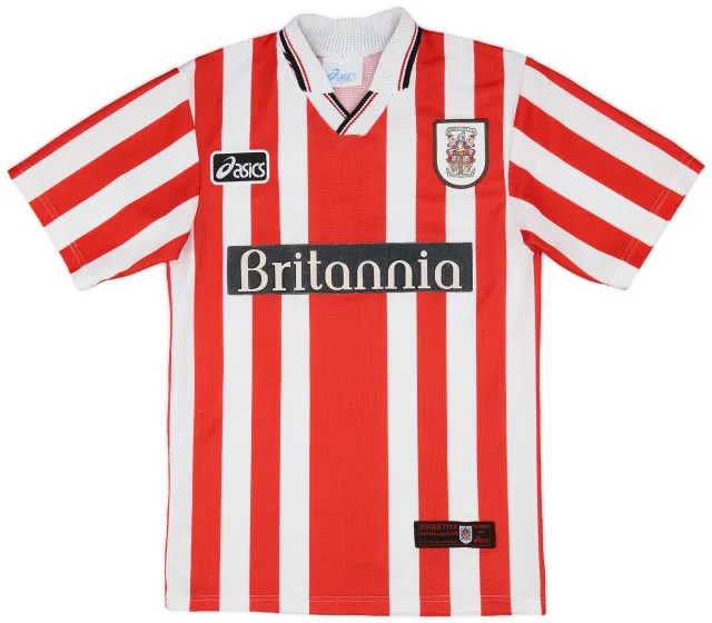 Asics 1997-98 Stoke City Home Shirt - 8/10 - (S)