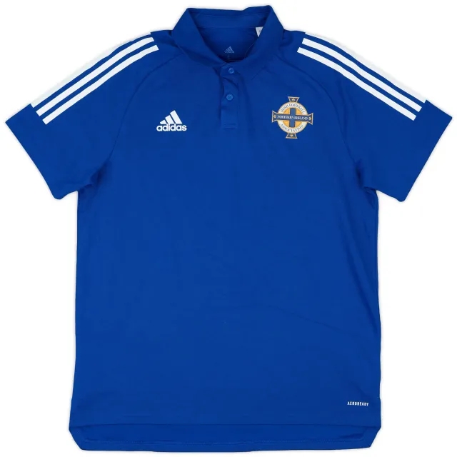 2021-22 Northern Ireland adidas Polo Shirt - 9/10 - (L)
