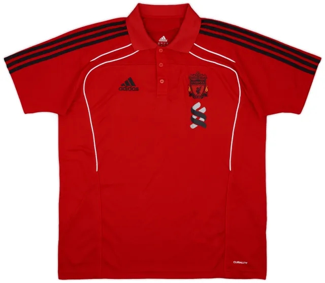 2010-11 Liverpool adidas Polo Shirt - 9/10 - (XL)