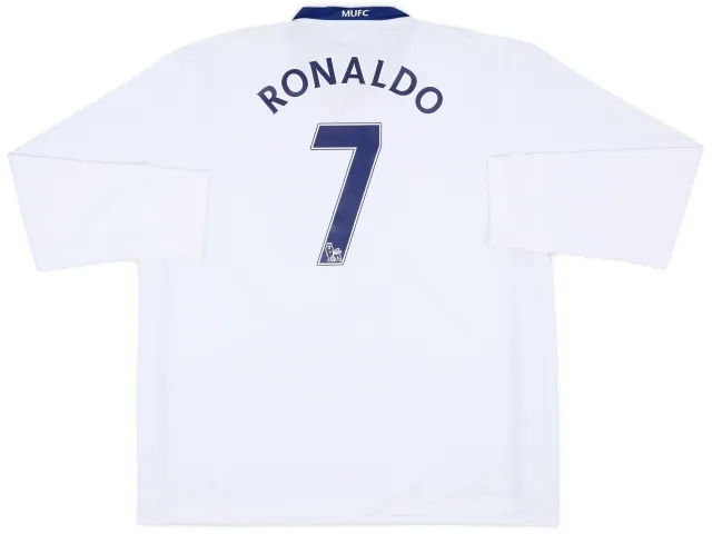 Nike 2008-10 Manchester United Away L/S Shirt Ronaldo #7 - 8/10 - (XXL)