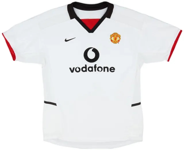 Nike 2002-03 Manchester United Away Shirt - 7/10 - (L.Boys)