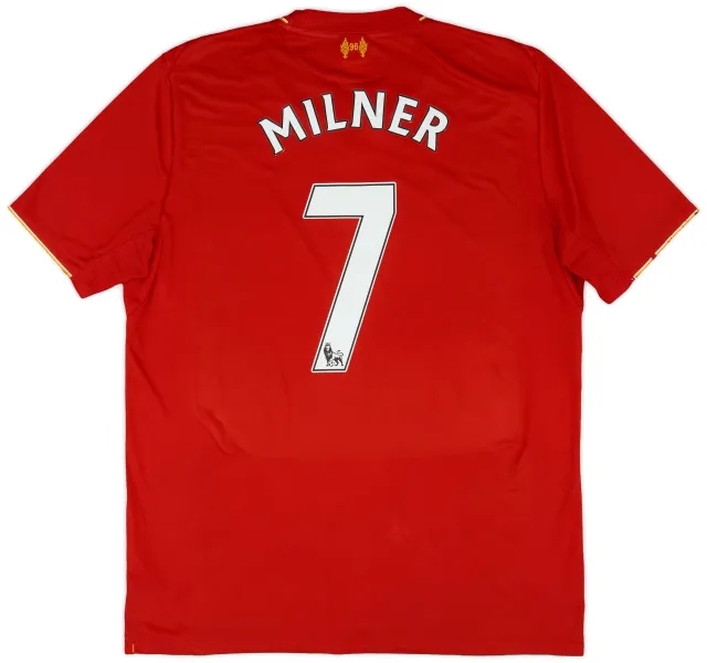 NewBalance 2015-16 Liverpool Home Shirt Milner #7 - 4/10 - (L)