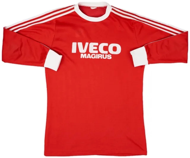 adidas Bayern Munich Mens LS Home Shirt 1983/84