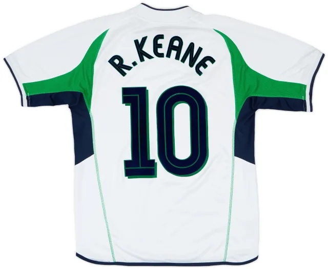 Umbro 2002-03 Ireland Away Shirt R. Keane #10 - 8/10 - (M)