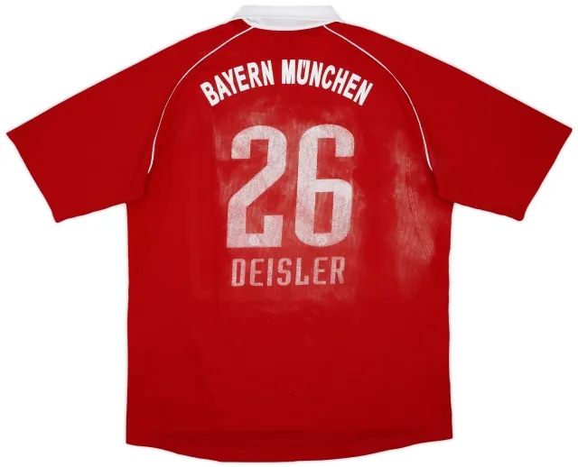 adidas 2005-06 Bayern Munich Home Shirt Deisler #26 - 4/10 - (XL)