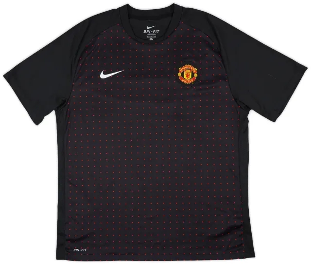 2011-12 Manchester United Nike Training Shirt - 8/10 - (XL)