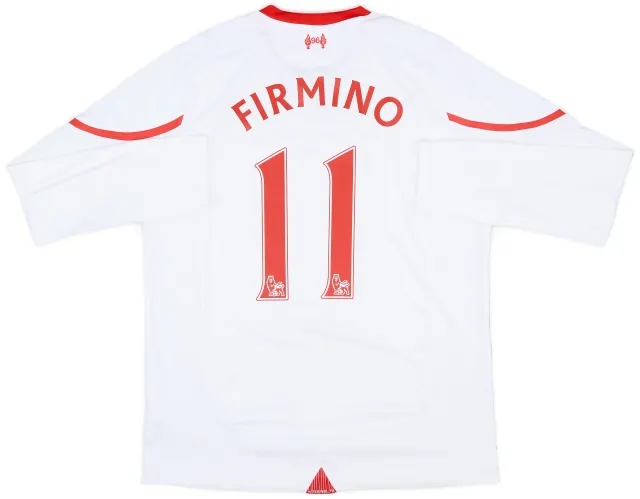 NewBalance 2015-16 Liverpool Away L/S Shirt Firmino #11 - 8/10 - (M)