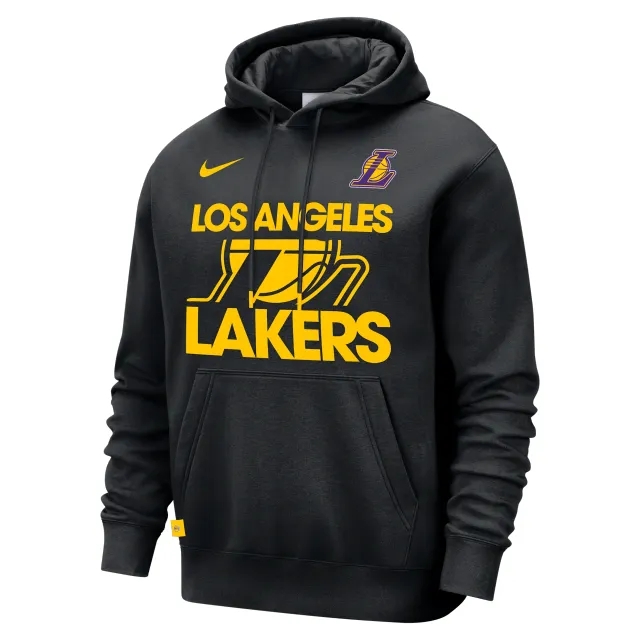 Nike NBA Pullover Hoodie Los Angeles Lakers Club Courtside