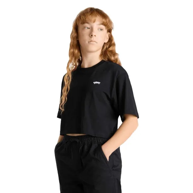 Vans - Kids Salton Crop T-Shirt (8-14 Years), Black