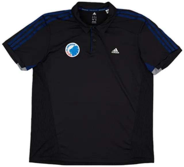2013-14 FC Copenhagen adidas Polo Shirt - 9/10 - (L)
