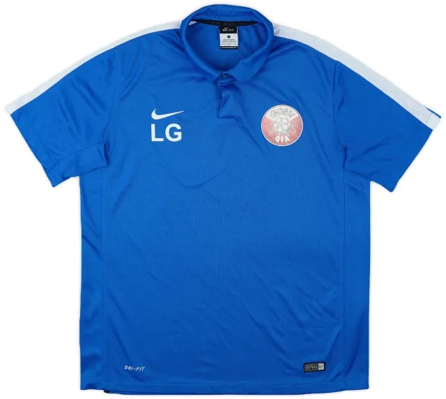 2015-16 Qatar Staff Issue Nike Polo Shirt LG - 6/10 - (L)
